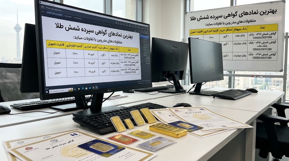 بهترین نمادهای گواهی سپرده شمش طلا در بورس و تفاوت آن‌ها