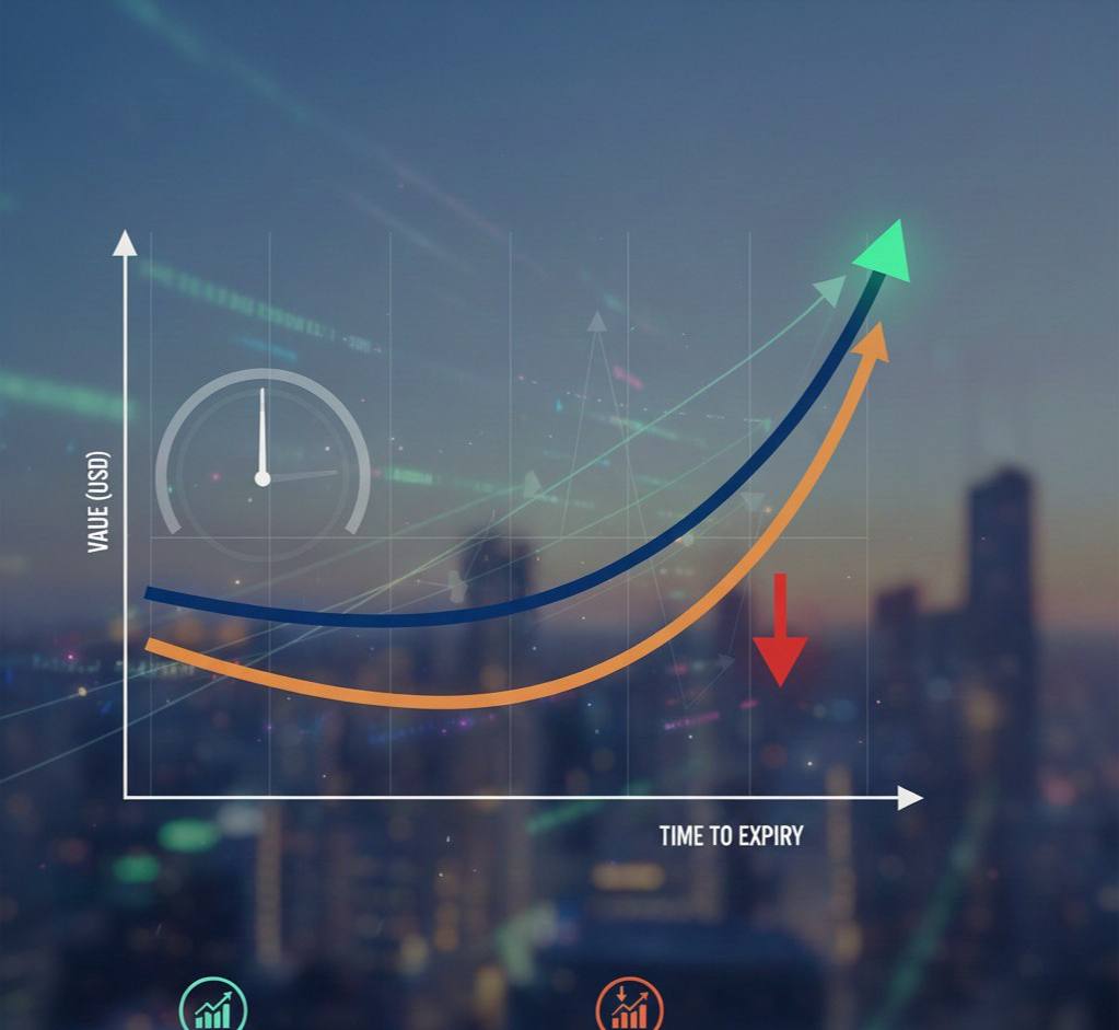 تاثیر نرخ بهره بر ارزش زمانی اختیار معامله
