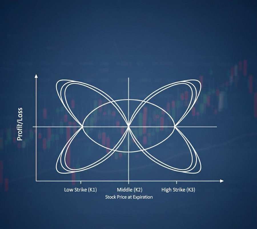 استراتژی پروانه اختیار خرید (Long call butterfly)