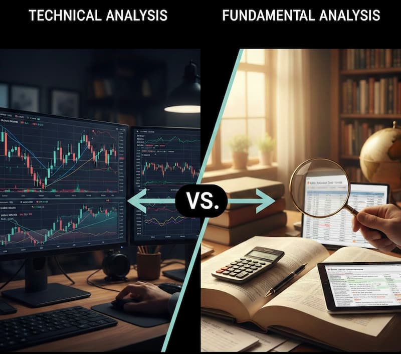 مقایسه تحلیل تکنیکال و تحلیل بنیادی